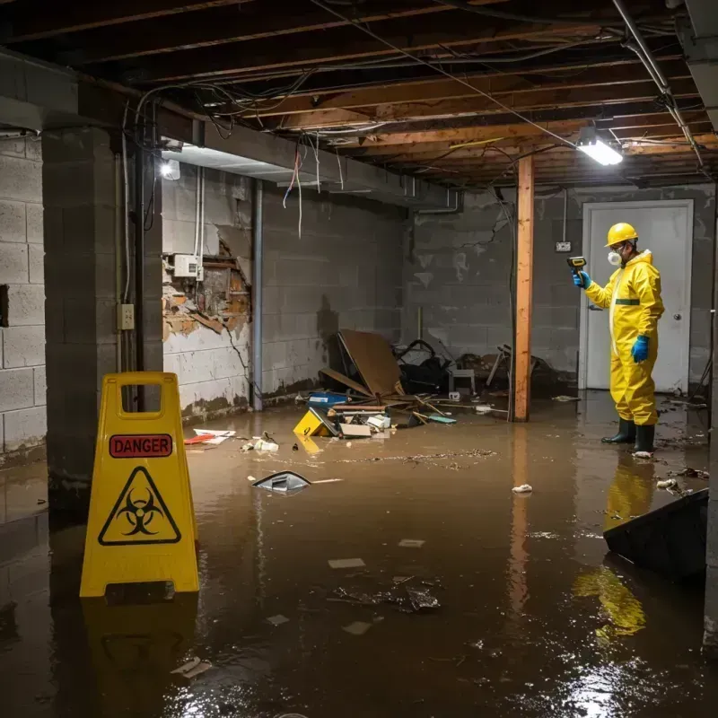 Flooded Basement Electrical Hazard in Essex County, VT Property